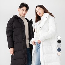 캐럿 남여공용 롱패딩 밴치 코트