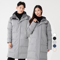 캐럿 남여공용 롱패딩 밴치 코트