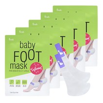 프레티 베이비 풋 소프트닝 마스크, 5개, 2개입