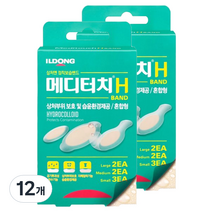 일동제약 메디터치 H 접착보습밴드 7p, 12개