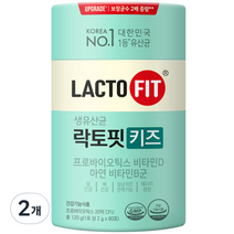 종근당건강 락토핏 키즈 유산균 60p, 120g, 2개