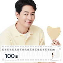 아에르 피크 라이트핏 보건용 마스크 KF80 S, 라이트베이지, 1개입, 100개