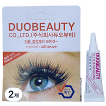 듀오뷰티 속눈썹 접착제 7g, DARK TONE, 2개