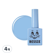 베씨 컬러 젤 11ml, B03 상쾌한 하늘, 4개