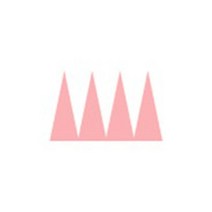 북유럽세모패턴C, 핑크