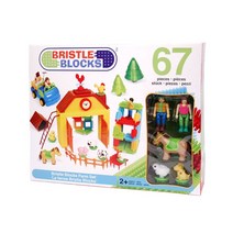 [브리스틀블록] 농장놀이세트 67pcs, 혼합 색상