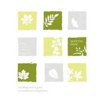 디자인엠 그래픽 스티커 모던프레임 컬러4, 혼합 색상