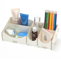 필립로지스틱 DIY 라운드 뷰티박스, 화이트, 1개