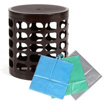 마켓비 CREON 다용도 수납 스툴, 초콜렛