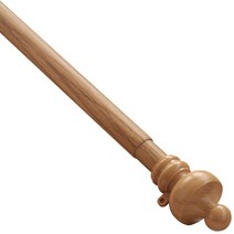 준앤컴퍼니 25mm 일반캡 커튼봉 12호 250~360cm, 연우드, 1개
