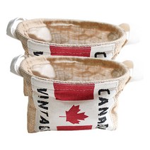빅드림 빈티지 다용도 바스켓 소, 캐나다, 2개입
