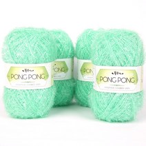 퐁퐁수세미 뜨개실 4볼, 42 에메랄드, 4개