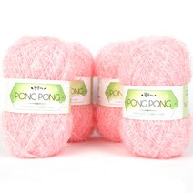 퐁퐁수세미 뜨개실 4볼, 24 아기산호