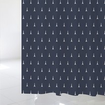 디자인수풀 북유럽 스타일 샤워 커튼 + 플라스틱 고리 sc371, 1세트