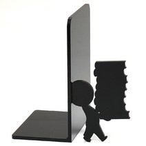 쿠 홈 인테리어 북앤드 책배달 우, 블랙