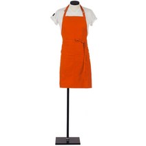 플러스원키친웨어 젠틀 빕 앞치마 L, Fresh ORANGE, 1개