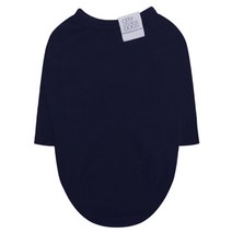 퍼피엔젤 데일리 7부소매 강아지 티셔츠, 756 Navy