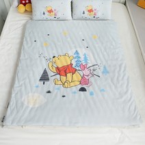 보떼하우스 유아동 디즈니 패딩이불, 푸 그레이