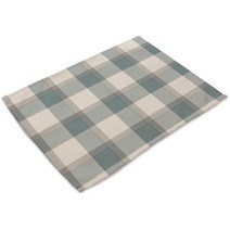 심플 패턴 테이블 매트, A, 42 x 32 cm