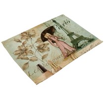 비케이 프랑스 식탁매트, 9, 가로 42cm x 세로 32cm