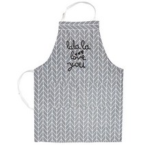 위드마미 라라스마일 커플앞치마, 그레이