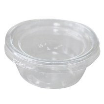 황씨네도시락 투명 일회용소스통, 50개입, 1개