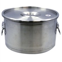 한양금속 스텐 낮은 위생용기, 1개