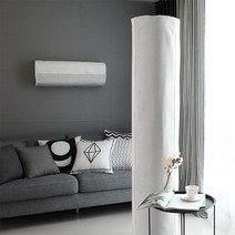 골드얀 에어컨커버 스탠드 손연재 H-가, 마레그레이(Gray + White)