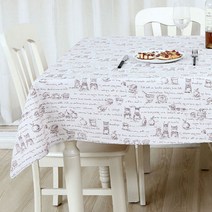 아울리빙 레터링디자인 키친 테이블커버, H, 5호(140 x 220 cm)