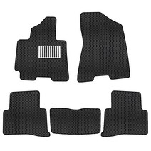 미소 이중 벌집 카매트 일반형 + 메탈 레이싱 발판 패드, 현대 올뉴 투싼TL (2015년 ~ 2020년), 블랙