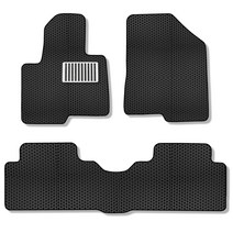 더존 벌집 카매트 일반형+레이싱 발판패드 3P, 현대 싼타페 더프라임 (2015년 6월 ~ 2018년 12월), 블랙