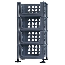 보노하우스 오픈 스텝 바스켓 4단, 네이비, 1개