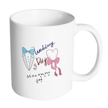 핸드팩토리 턱시도드레스 우리가 만난건 운명 머그컵, 내부 화이트, 1개