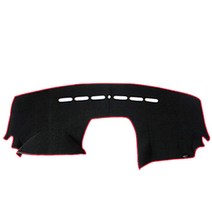 차마루 쉐보레 3D 논슬립 대쉬보드커버, 올란도(네비매립 유), 블랙+레드