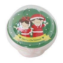 황씨네도시락 x-mas 소년소녀덮개 20p + 투명머핀컵 소 20p + 돔뚜껑 20p, 1세트