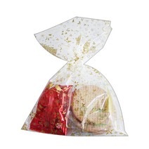 티나피크닉 메리크리스마스트리 선물포장봉투 20 x 30 cm 금색, 100개입, 1개