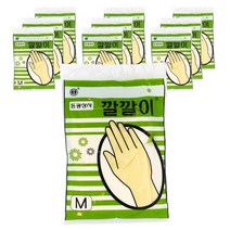 동광상사 깔깔이 미용장갑 중형 M, 베이지, 10개