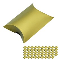 도나앤데코 아주 작은 반달 선물상자, 골드, 50개입