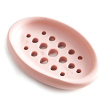 리버그린 파스텔 뽀송 비누받침, 핑크, 1개입