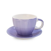 에코사랑 사핸미 카푸치노 커피잔세트, Purple, 1세트