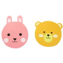 황씨네도시락 스티커 토끼 96p + 곰 96p, 혼합 색상, 1세트