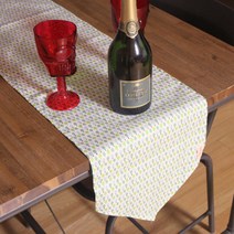 Noland 솜사탕 테이블 러너, 그린, 160 x 30 cm