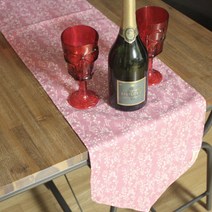 Noland 트리 테이블 러너, 핑크, 160 x 30 cm