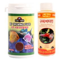 와이비 관상어 비트사료 소 + 구피 비타민 120ml, 1세트
