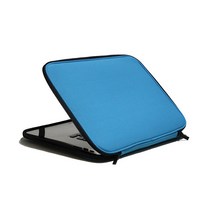 인트존 투톤 지퍼 노트북 파우치 맥북프로용 INTC-215X, 스카이 블루, 13.3in