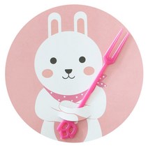 황씨네도시락 머핀컵 덮개, 토끼, 55개입
