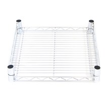 코랙 산업용 메탈 랙 스탠드 선반 450 x 450 + SF 지지대 450 2p, 크롬(실버)