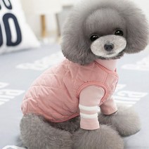 아이앤엘인스퍼레이션 애견 퀼팅 조끼, 핑크