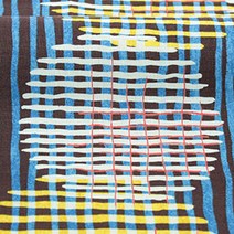 르시앙 코튼 사이토요코 이토프임프레뷰 패브릭원단, 블루