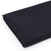 코하스아이디 Basic 소프트 코튼 린넨 무지 패브릭 원단, 다크네이비